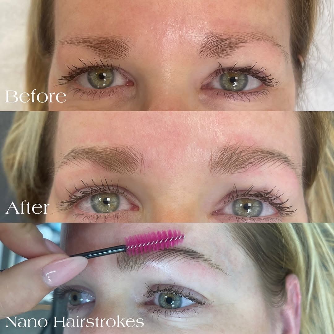 Ultra-fine nano hairstroke brow detail for natural-looking brows Grantham