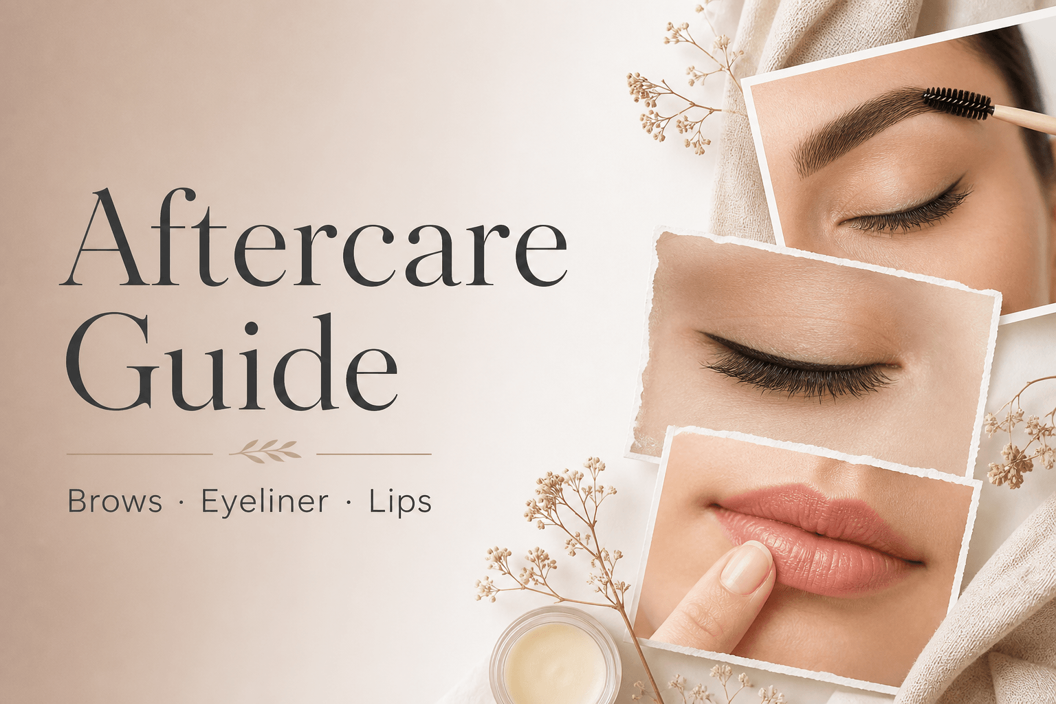 Your Permanent Makeup Aftercare Guide: Brows, Eyeliner & Lips in One Place - Middleton Aesthetics